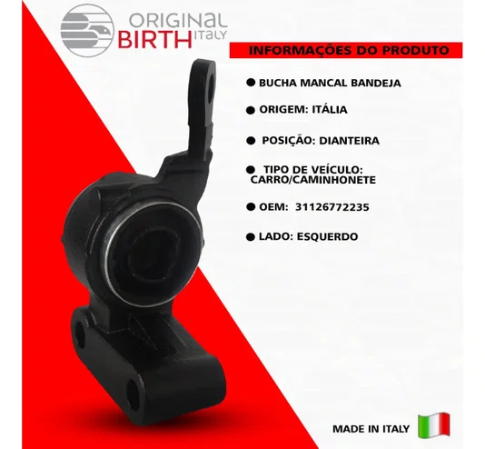 Bucha Bandeja Esquerda Mini Cooper