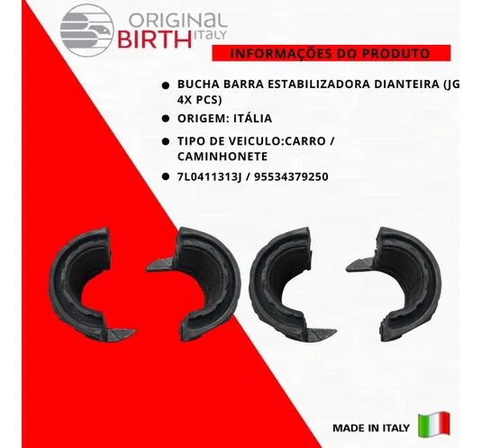 Bucha Barra Estab Dianteira Porsche Cayenne