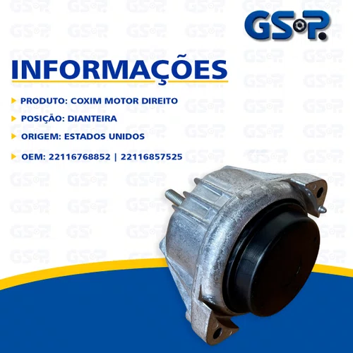 Coxim do Motor Lado Direito