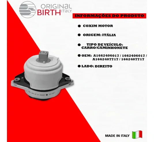 Coxim Motor Direito Mercedes
