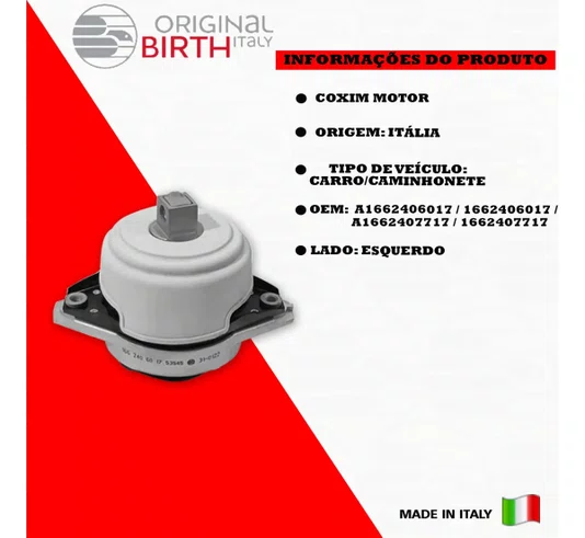 Coxim Motor Esquerdo Mercedes