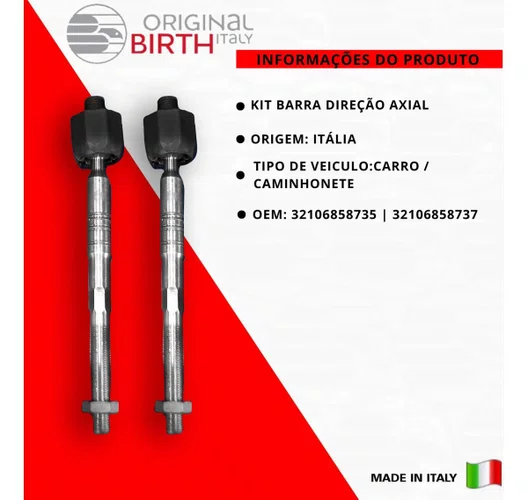 Par De Braço Axial Caixa Direção Bmw