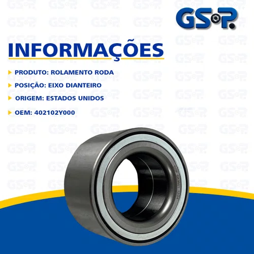 Rolamento Roda Dianteiro Nissan Maxima