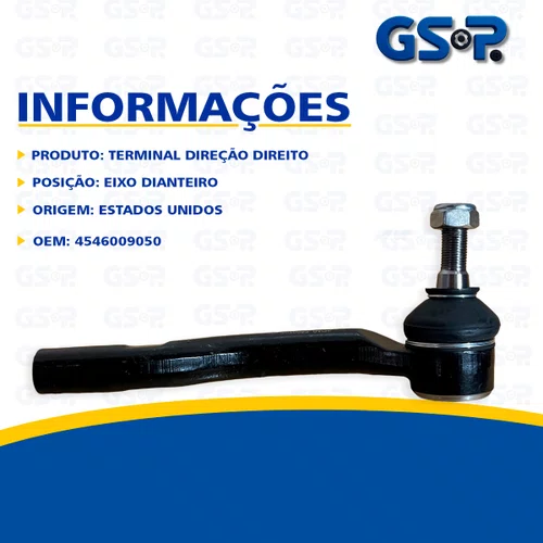 Terminal Direção Direito Lexus e Toyota