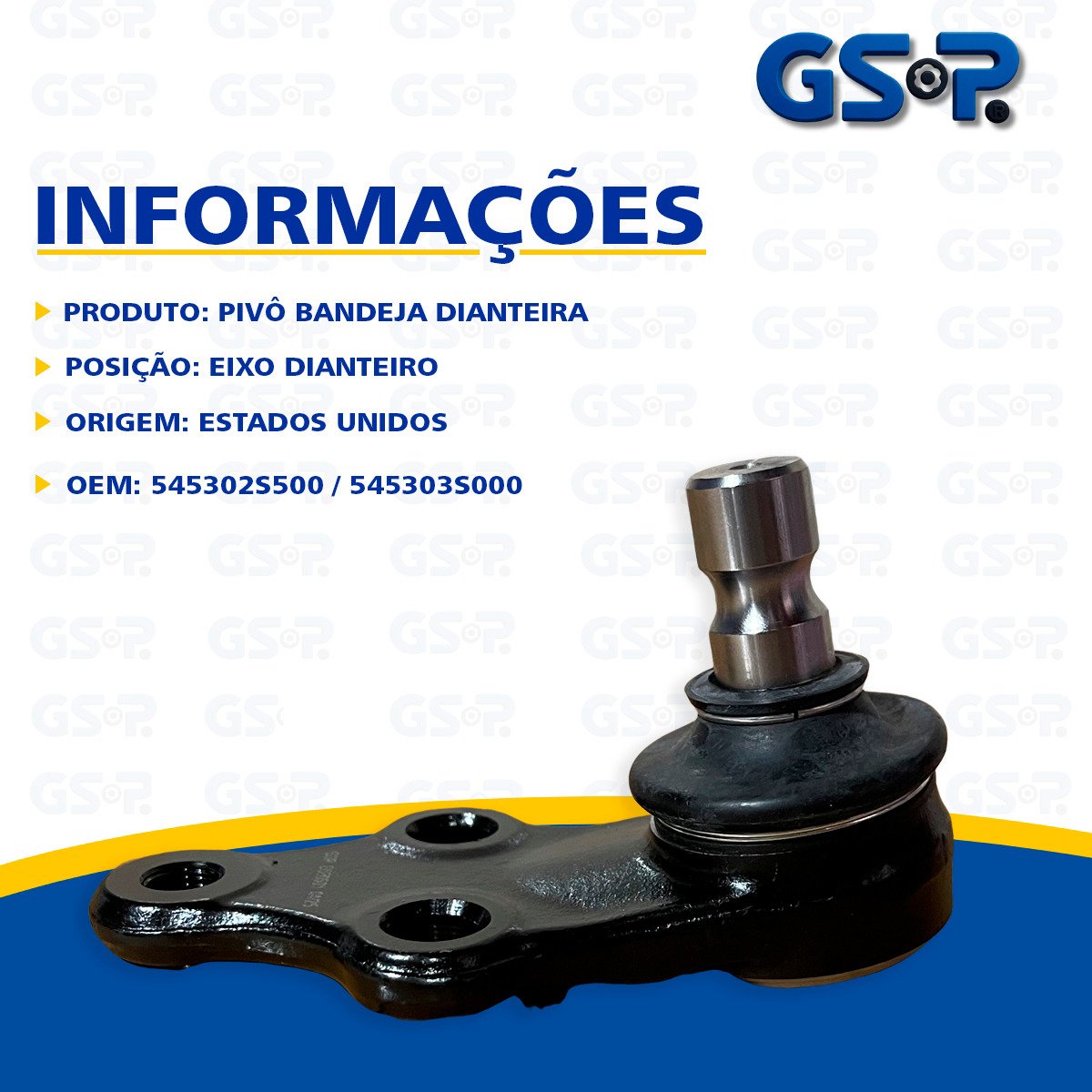 Pivo Bandeja Dianteira Hyundai e KIA