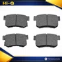 Kit De Pastilhas Freio Traseiras Suzuki Hyundai Honda